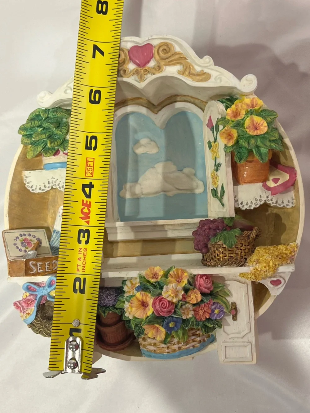 1997 DreamSicles We Love Gardening Sculptural Plate
